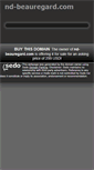 Mobile Screenshot of nd-beauregard.com